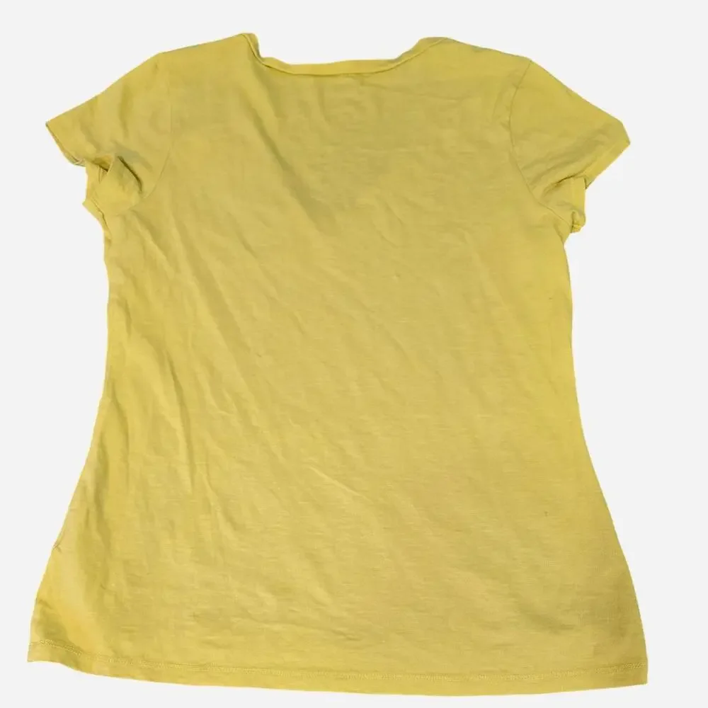 Banana Republic Women's yellow grey T-shirts